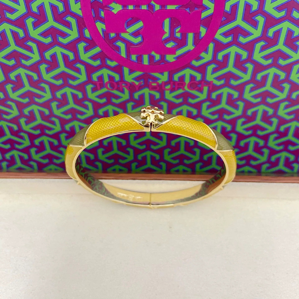 Tory Burch New Chinese Style Cloisonne Open Bracelet Enamel Hanfu Ethnic